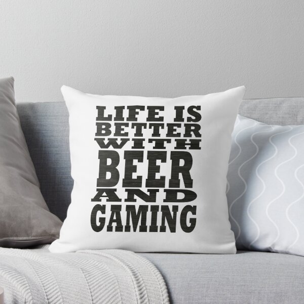 Item preview, Life Is Better With Beer And Gaming designed and sold by ART-SOUF.