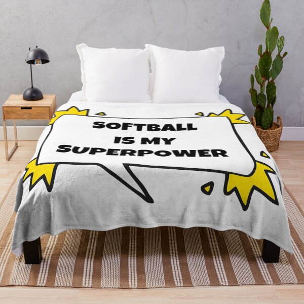 Item preview, Softball is my superpower designed and sold by TheGreenGoat.