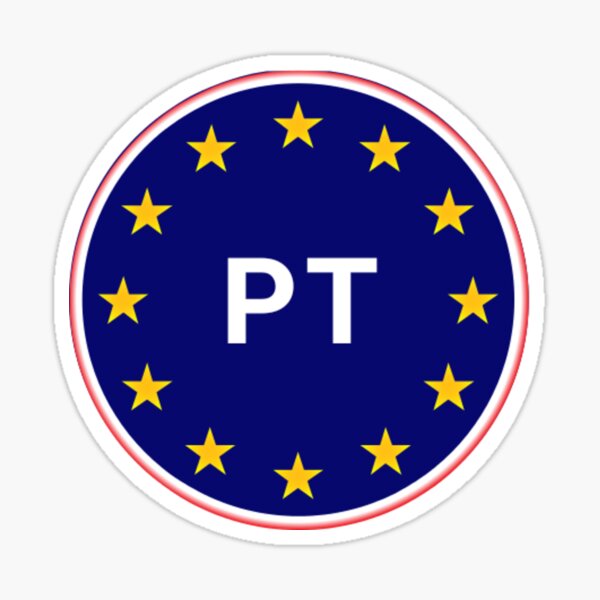 Aperçu de l'œuvre Indicatif pays du Portugal dans l'Union européenne créée et vendue par Travellerz.