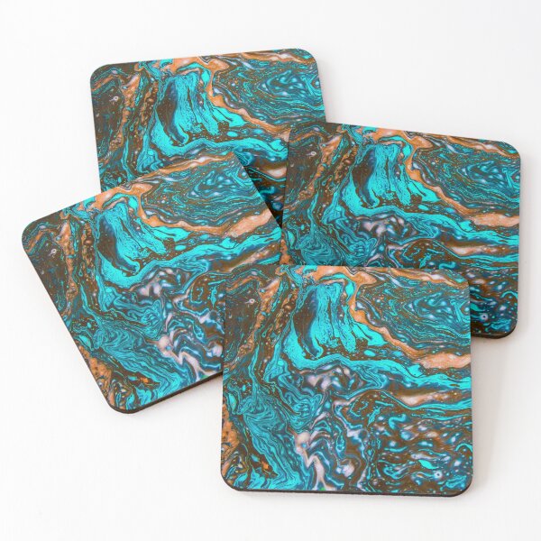 Item preview, Hydro Dipped Teal Trippy Dragon designed and sold by ArtRoomOregon.