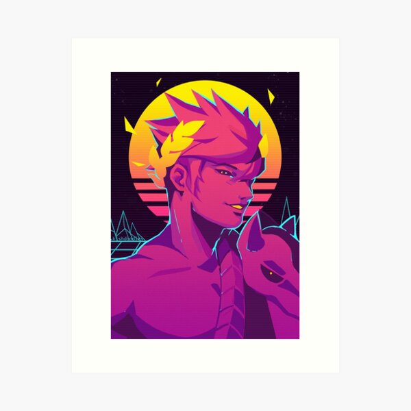 Outrun Zagreus Art Print