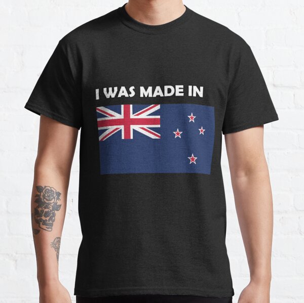 Amdesco New Zealand Shield Kiwi Flag Toddler Raglan Shirt 