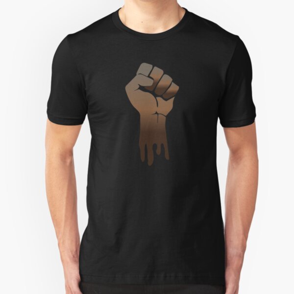 Black Power Slim Fit T-Shirt