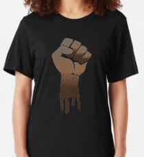 Black Power Slim Fit T-Shirt
