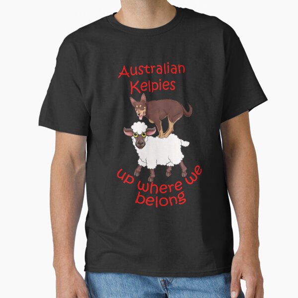 Item preview, Australian Kelpies - up where we belong! designed and sold by Kestrelle.