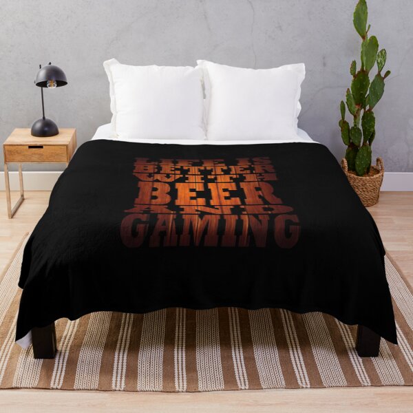 Item preview, Life Is Better With Beer And Gaming designed and sold by ART-SOUF.