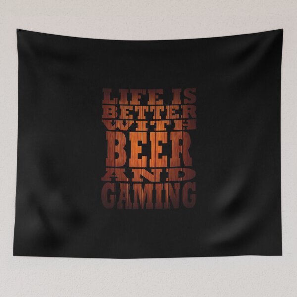 Item preview, Life Is Better With Beer And Gaming designed and sold by ART-SOUF.