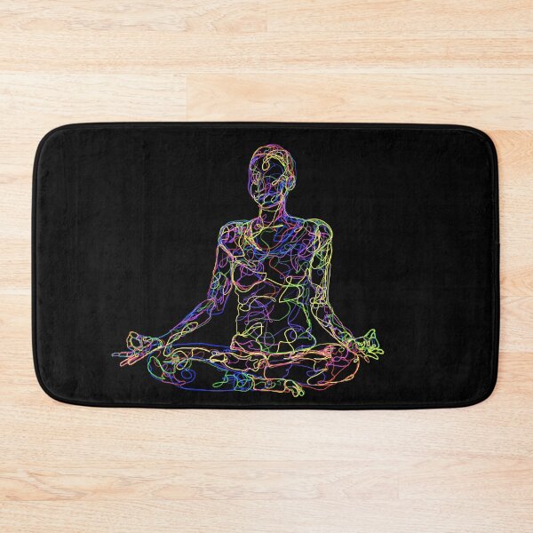 Item preview, Contour Line Yoga-Chakra Flow 1 designed and sold by FranksArtWorld.