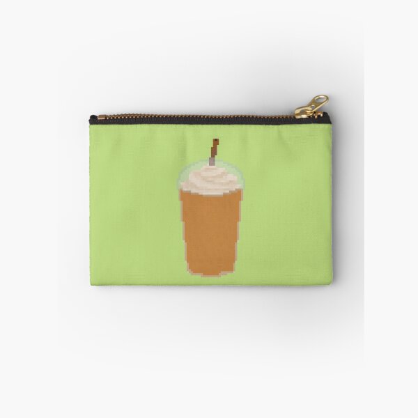 Item preview, Ice frappe coffee pixel art (no caramel drizzle) designed and sold by tifft.