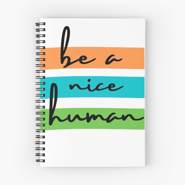 Item preview, be a nice human designed and sold by LeighAnne64.