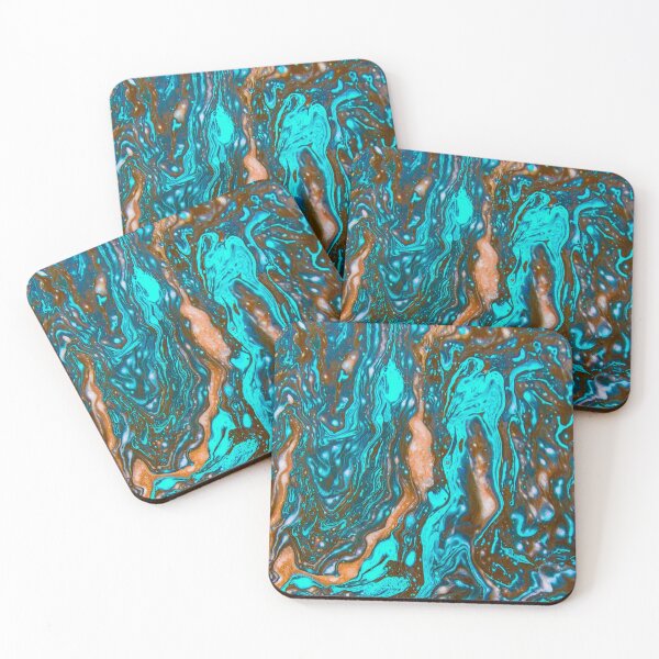 Item preview, Hydro Dipped Trippy Teal Dragon designed and sold by ArtRoomOregon.