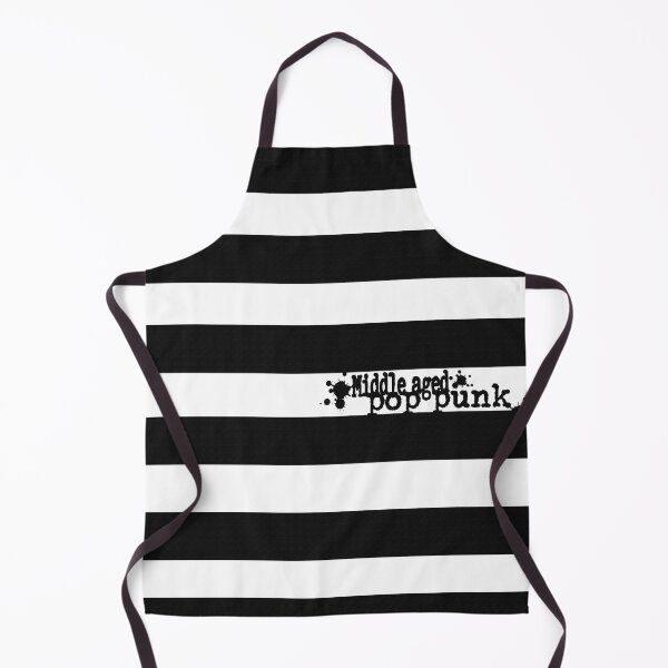 Item preview, Middle Aged Pop Punk Black and White Stripes designed and sold by Getonboardman.