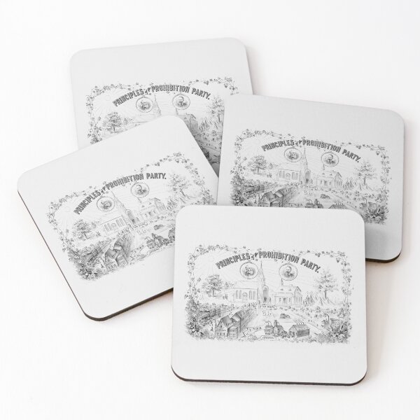 Item preview, Principles Of The Prohibition Party - Anti Alcohol Print Circa 1888 designed and sold by warishellstore.