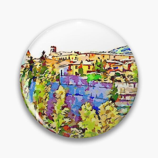 Item preview, Fognano: landscape with cityscape designed and sold by Giuseppe Cocco.