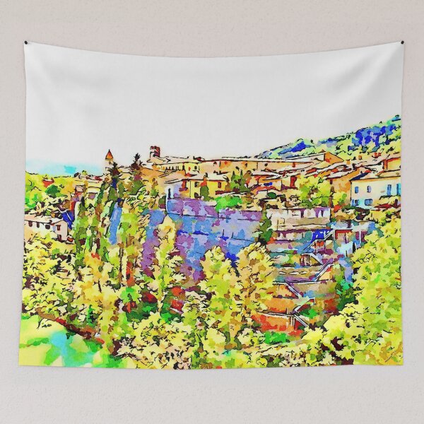 Item preview, Fognano: landscape with cityscape designed and sold by Giuseppe Cocco.