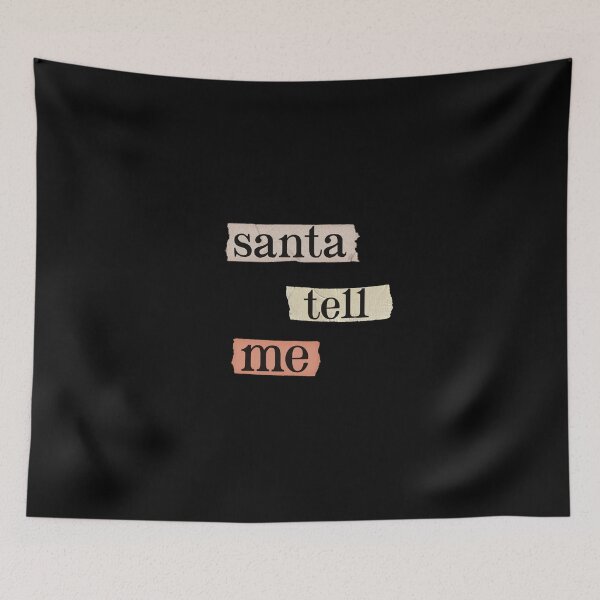 Item preview, santa tell me designed and sold by Bera Shop.