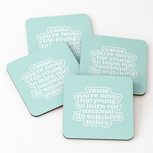 Item preview, National No-Snitching Policy designed and sold by MessyBestie.