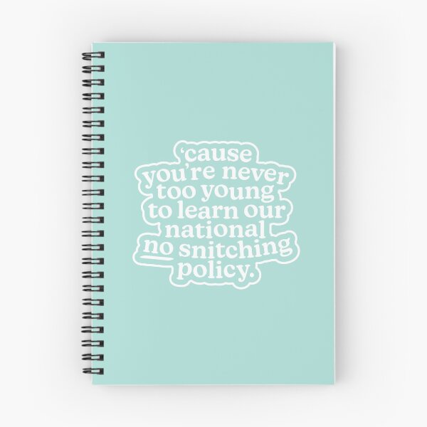 Item preview, National No-Snitching Policy designed and sold by MessyBestie.