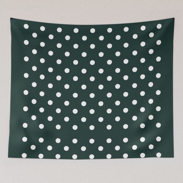 Item preview, Navy Green Polka Dots designed and sold by SM27335.