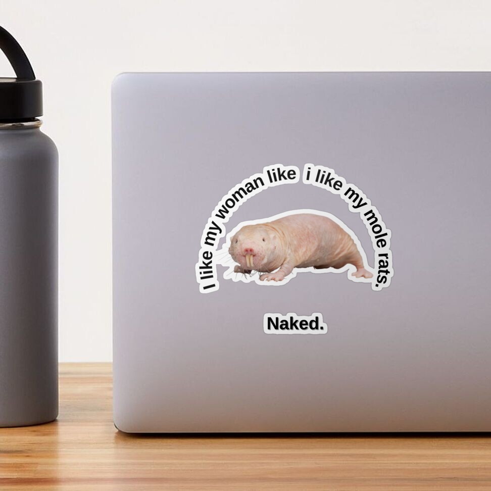 I like my woman like i like my mole rats. Naked. - Sexy mole rat