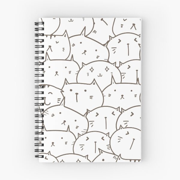 Item preview, Kawaii Kitty Pattern designed and sold by HelloGloomy.