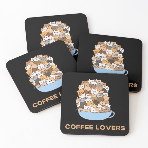 Item preview, Cat Coffee Cup Lovers  designed and sold by Cute-Jory-Store.