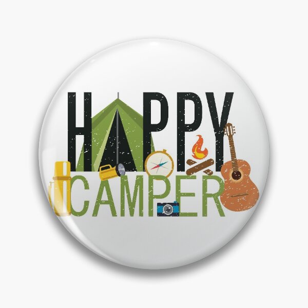 Item preview, Happy Camper in the forest designed and sold by Piztees.