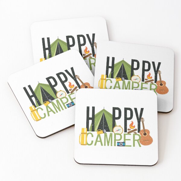Item preview, Happy Camper in the forest designed and sold by Piztees.