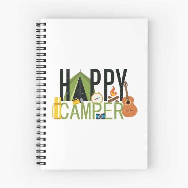 Item preview, Happy Camper in the forest designed and sold by Piztees.