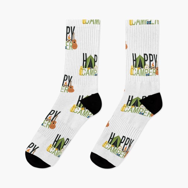 Item preview, Happy Camper in the forest designed and sold by Piztees.