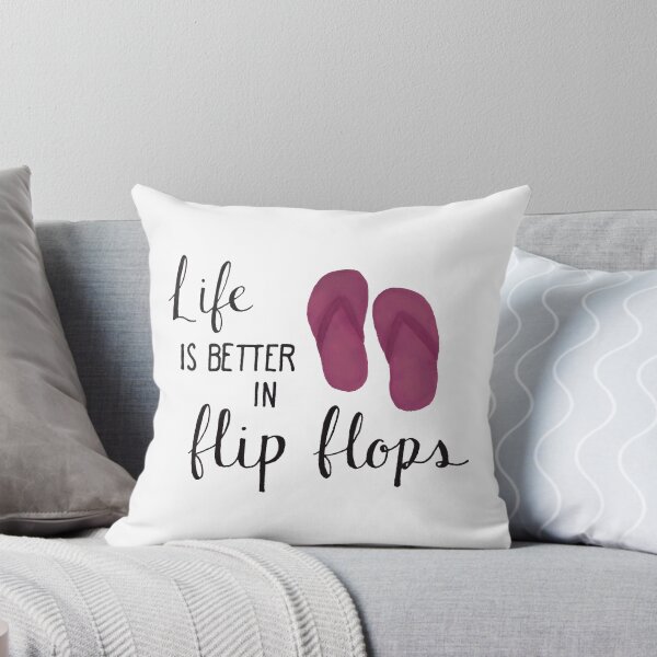Item preview, Life is better in flip flops designed and sold by Madison Daly Art.