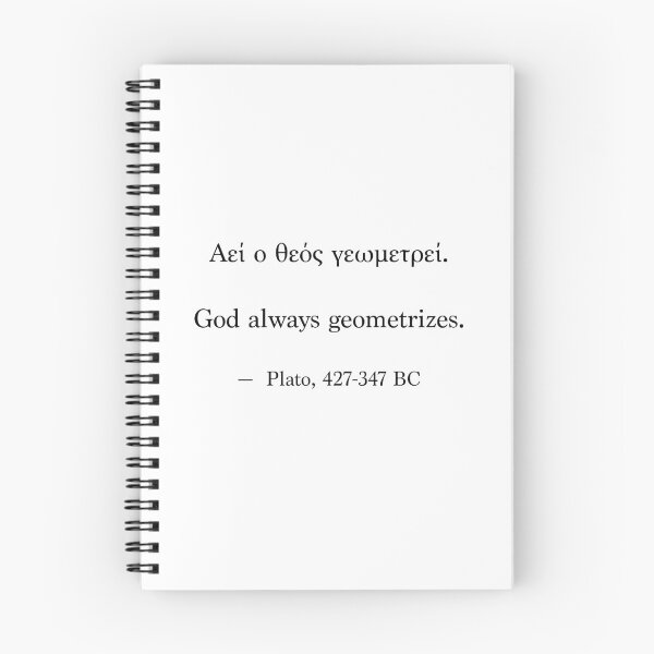 Item preview, Ancient Greek Quote - God always geometrizes designed and sold by LuludiLemoni.
