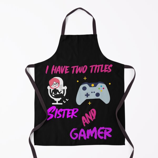 Item preview, I Have Two Titles Sister and Gamer designed and sold by DiscGolfTees.