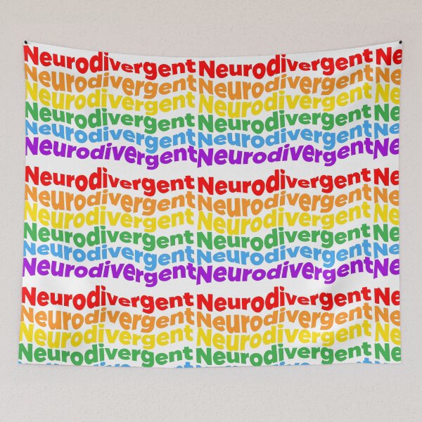 Item preview, Neurodivergent Rainbow designed and sold by biznesscasual.