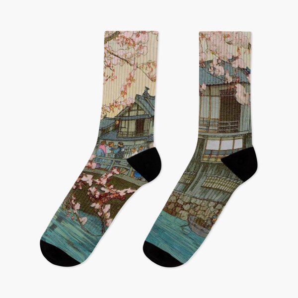 Item preview, Hayase by Hiroshi Yoshida Vintage Japanese Woodblock Print East Asian Culture designed and sold by Ejaaz.