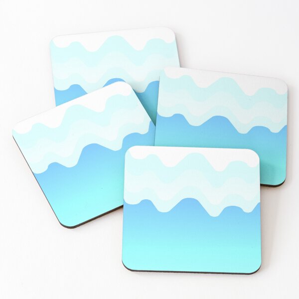 Item preview, blue waves  designed and sold by aqsaIntizar.