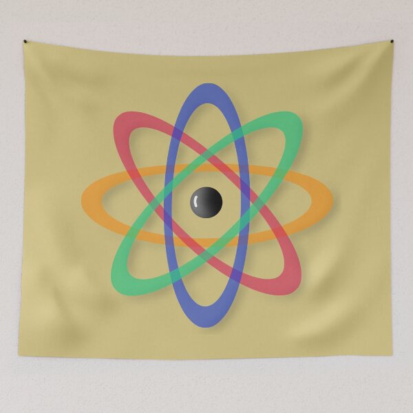 Item preview, colorful atom designed and sold by dominic0925.