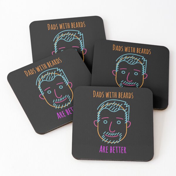 Item preview, Dads with beards are better designed and sold by Pixelcraftsmith.