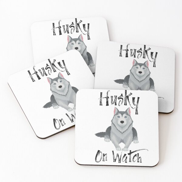 Item preview, Husky on Watch, Dog Lover Gifts designed and sold by fra02.