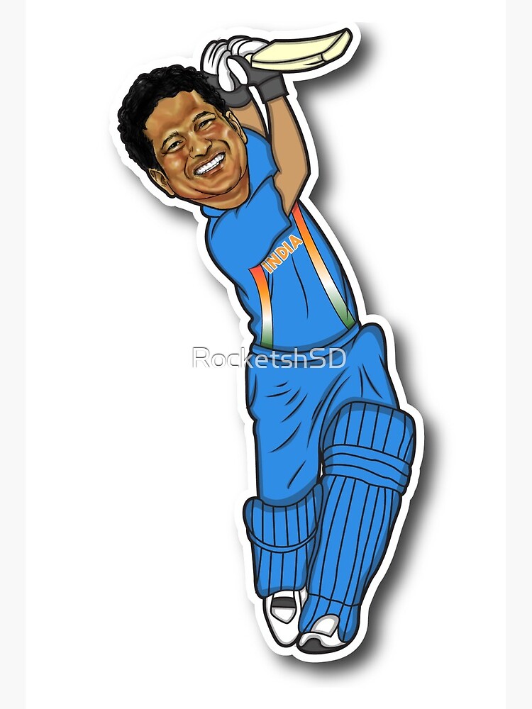 Sketch of cricketer Sachin Tendulkar — Steemit