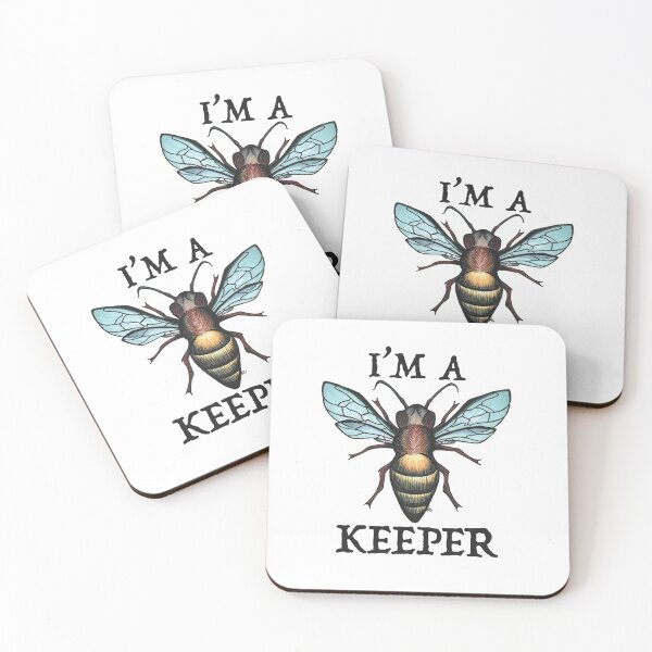 Item preview, Honey Bee - I'm A Keeper designed and sold by The White Bat.