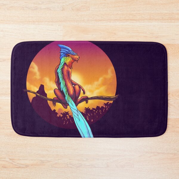 Item preview, Rainbow Flying Cheetah Cartoon Parrot designed and sold by Andrew Gaia.