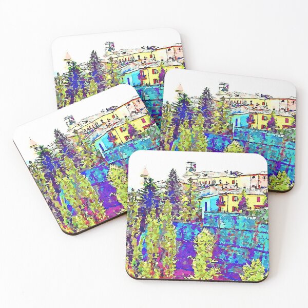 Item preview, Fognano: cityscape of the village designed and sold by Giuseppe Cocco.