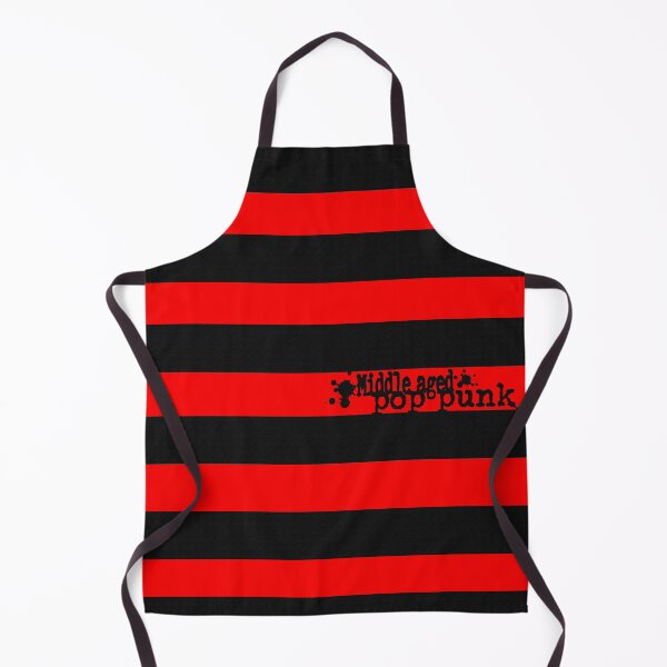 Item preview, Middle Aged Pop Punk Black and Red Stripes designed and sold by Getonboardman.
