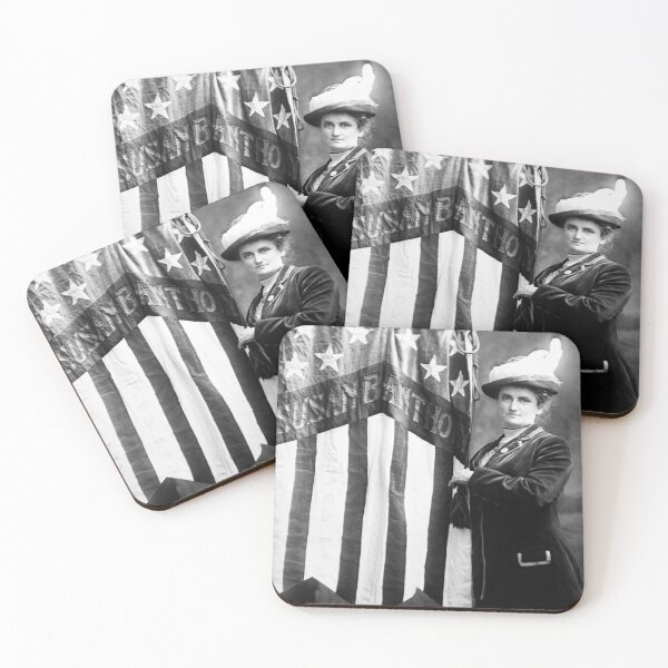 Item preview, Lucy E. Anthony with Susan B. Anthony Banner  designed and sold by warishellstore.