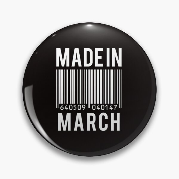 Item preview, Made In March designed and sold by CR-SHOP.