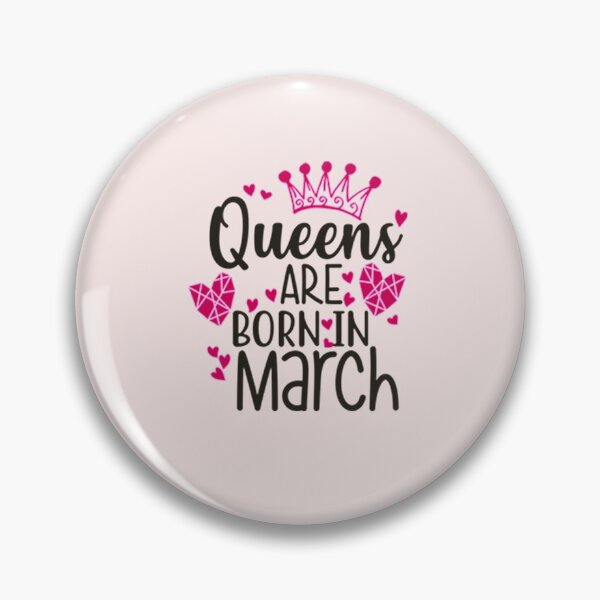 Item preview, Queens Are Born In March designed and sold by CR-SHOP.