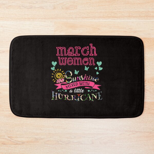 Item preview, Born in  March women are Sunshine mixed with a little Hurricane Birthday gift designed and sold by CR-SHOP.