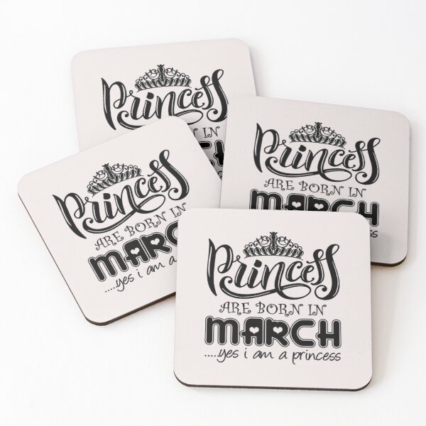Item preview, Princess Are Born In March Birthday Gift designed and sold by CR-SHOP.