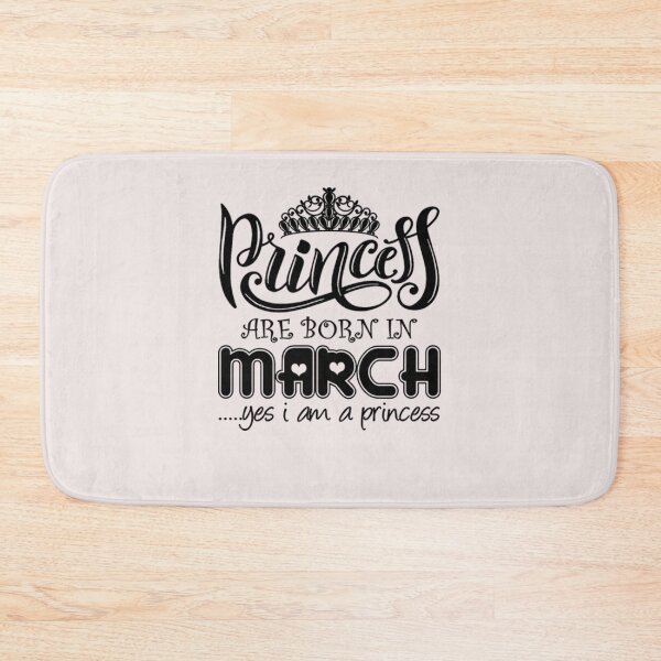 Item preview, Princess Are Born In March Birthday Gift designed and sold by CR-SHOP.